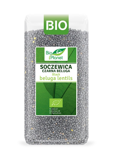 SOCZEWICA CZARNA BELUGA BIO 400 g - BIO PLANET