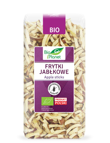 FRYTKI JABŁKOWE BEZGLUTENOWE BIO 100 g - BIO PLANET