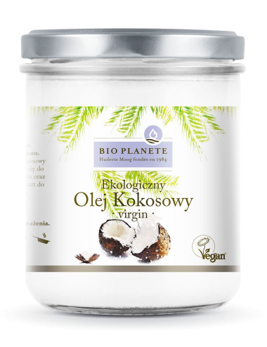 OLEJ KOKOSOWY VIRGIN BIO 400 ml - BIO PLANETE